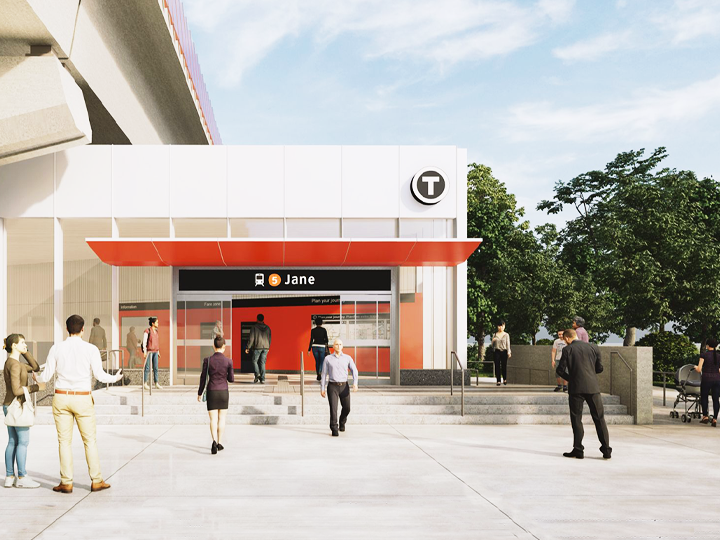 Jane and Eglinton Station Conceptual Rendering